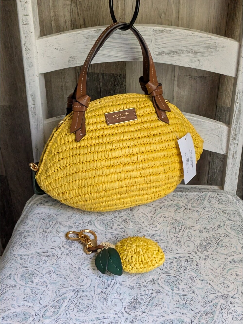 Kate Spade 3D Lemon Drop with coin pouch NWT